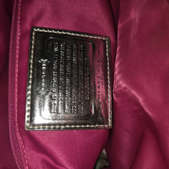 Coach Rare Sequin Poppy Satchel Shoulderbag - Picture 3 of 8